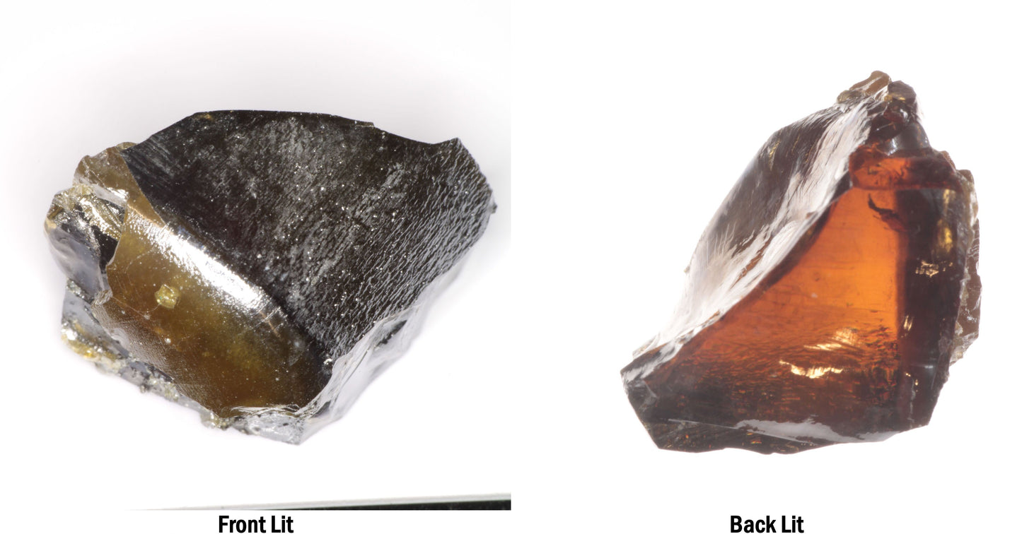 Honey Rutile Facet Rough
