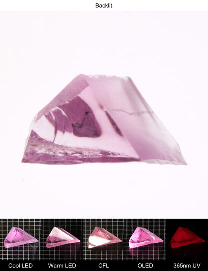 Pink Ruby Shard Gem Rough