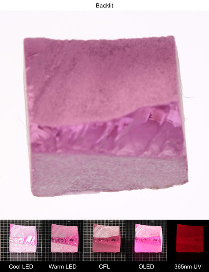 Pink Ruby Block Gem Rough