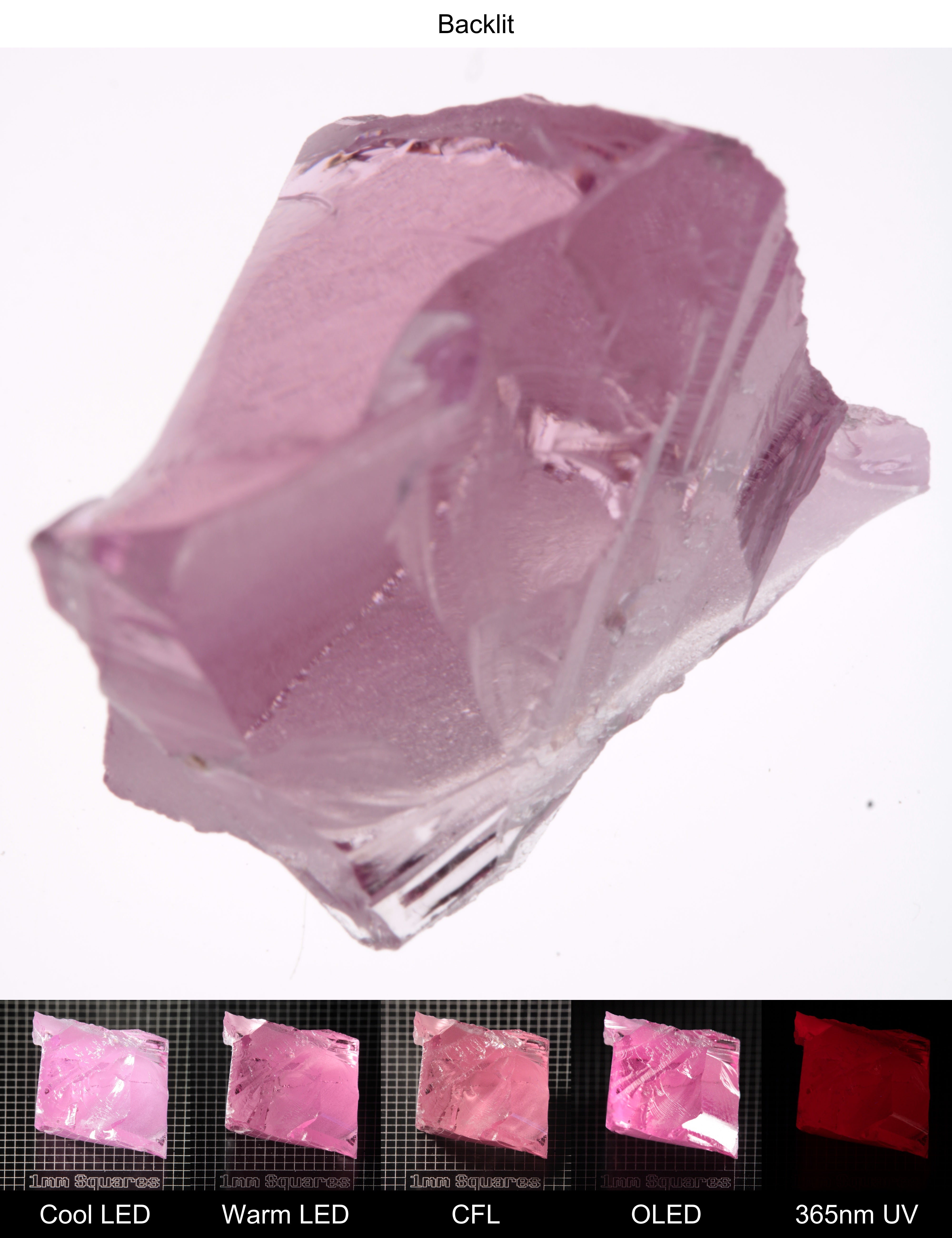 Pink Ruby Chunk Gem Rough