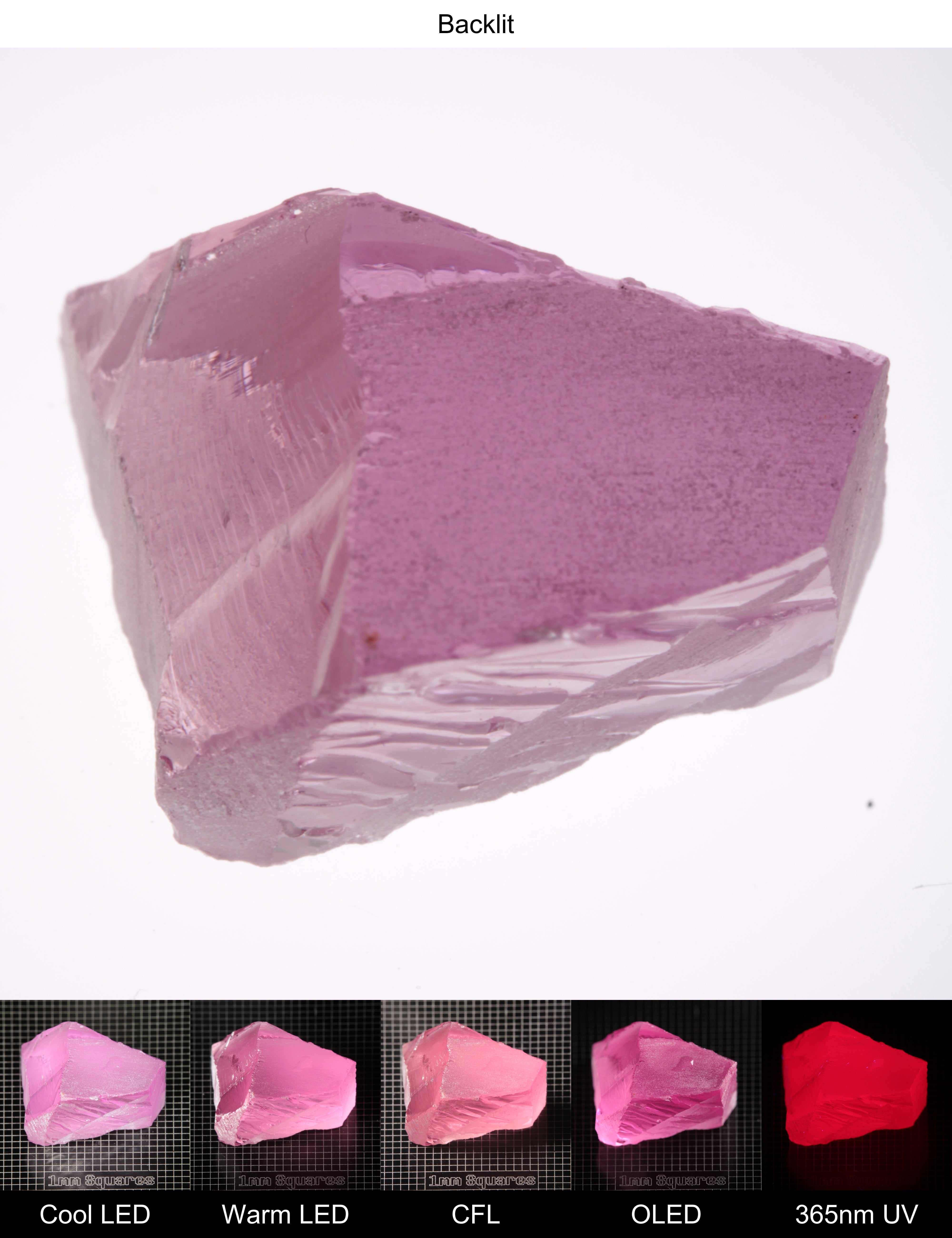 Pink Ruby Chunk Gem Rough