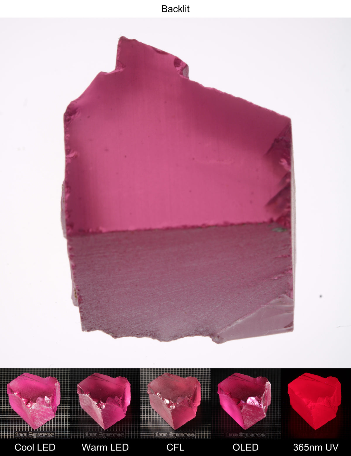 Pink Ruby Chunk Gem Rough