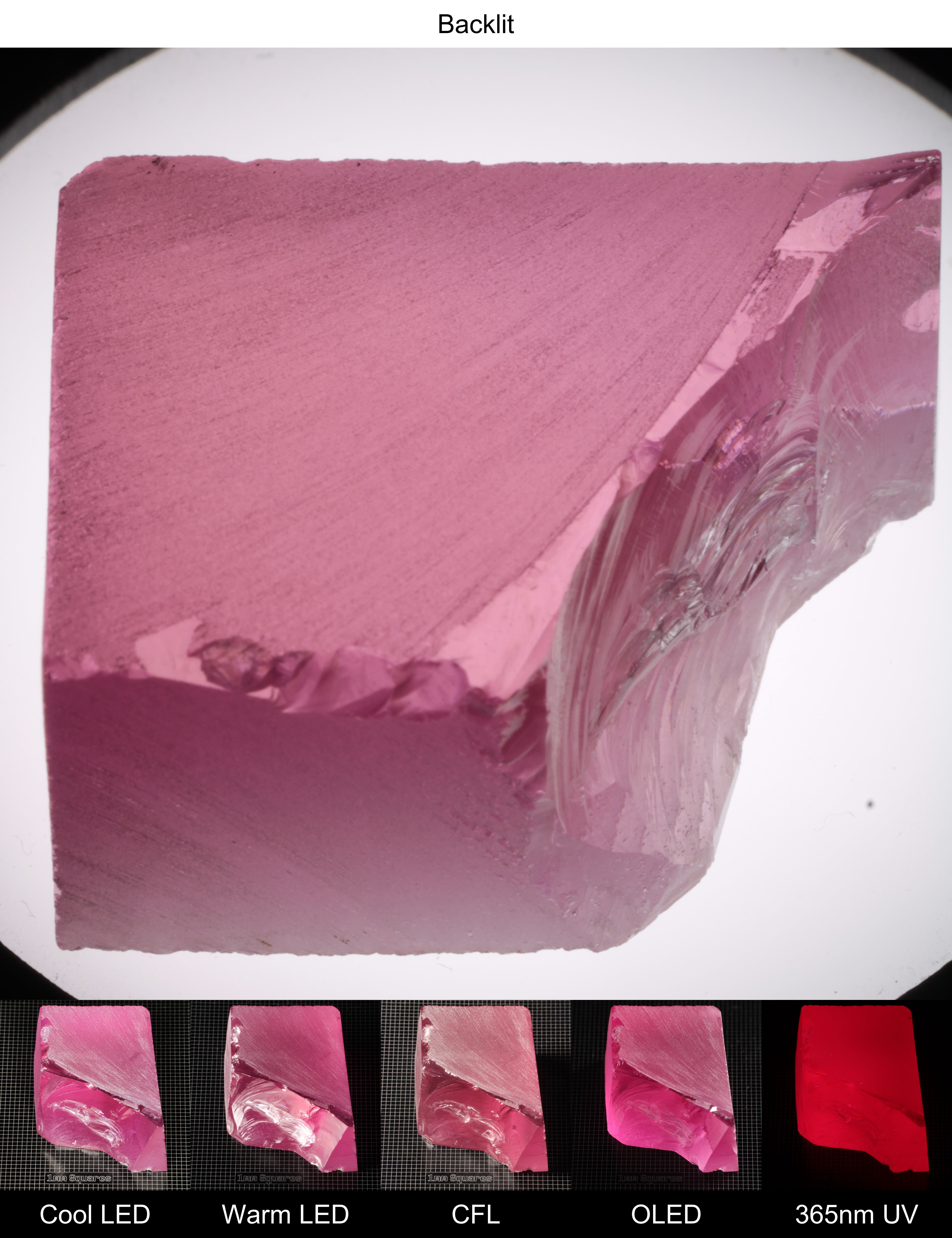 Pink Ruby Block Gem Rough