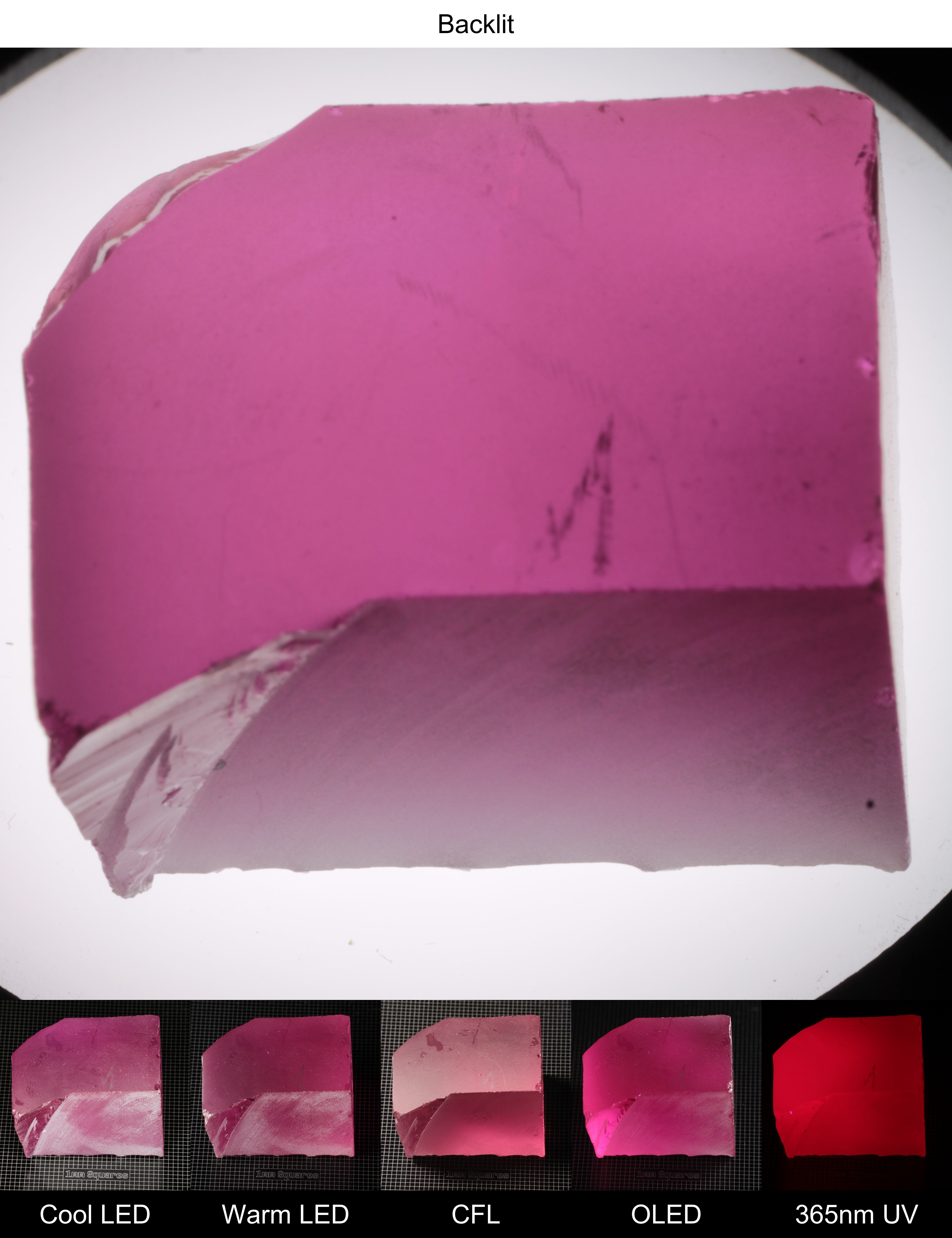 Pink Ruby Block Gem Rough