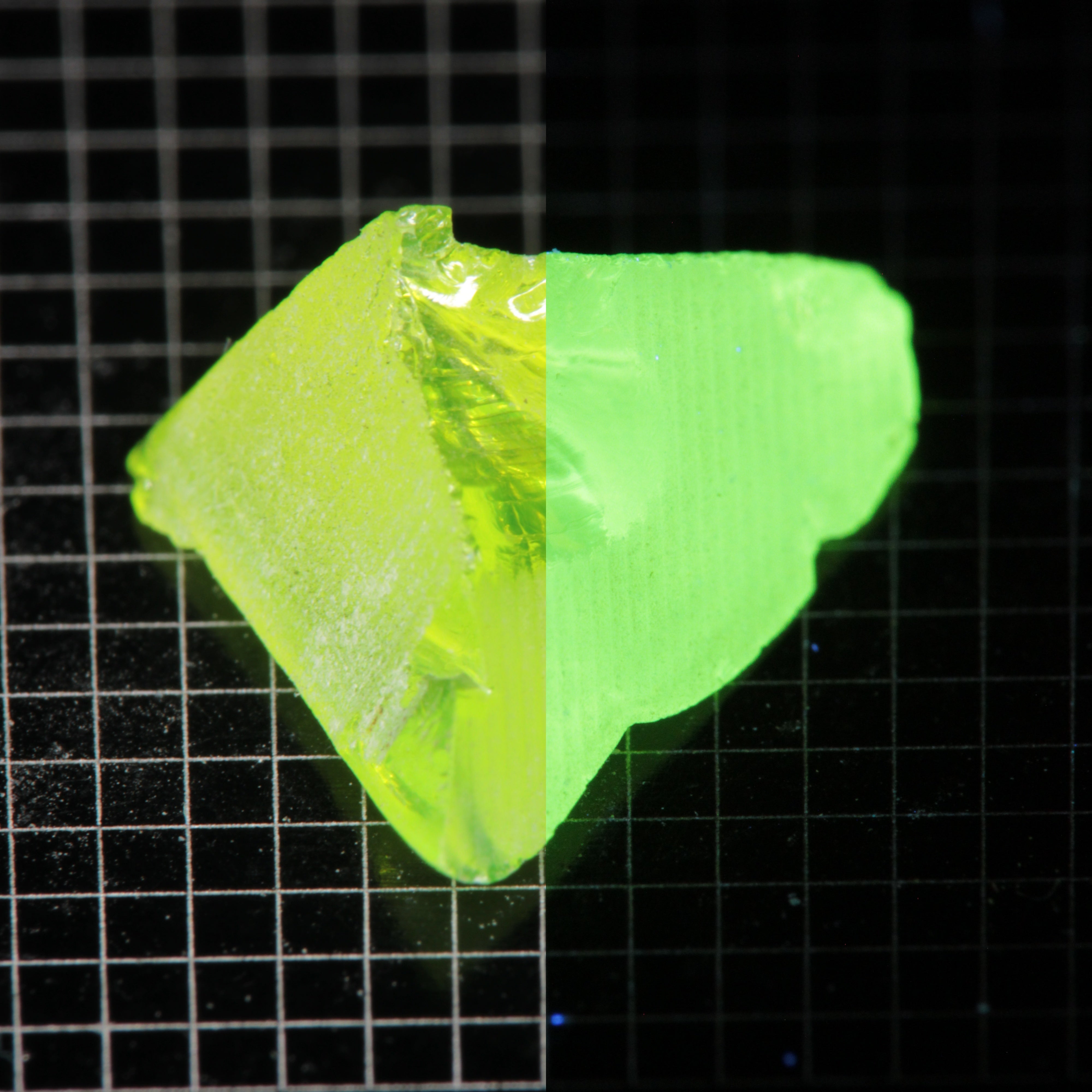 Rough LuAG Shard Gemstone