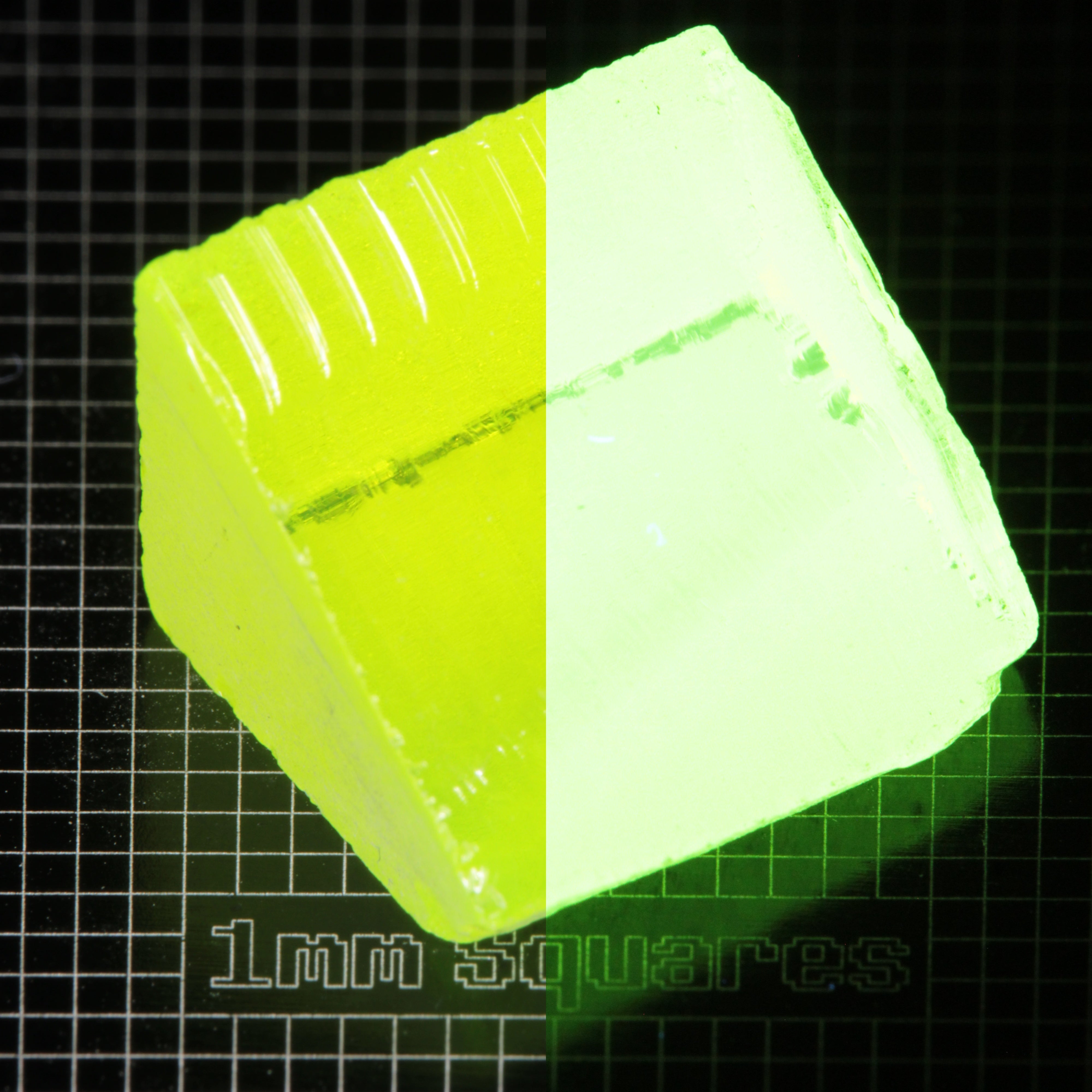 Rough LuAG Edge Gemstone