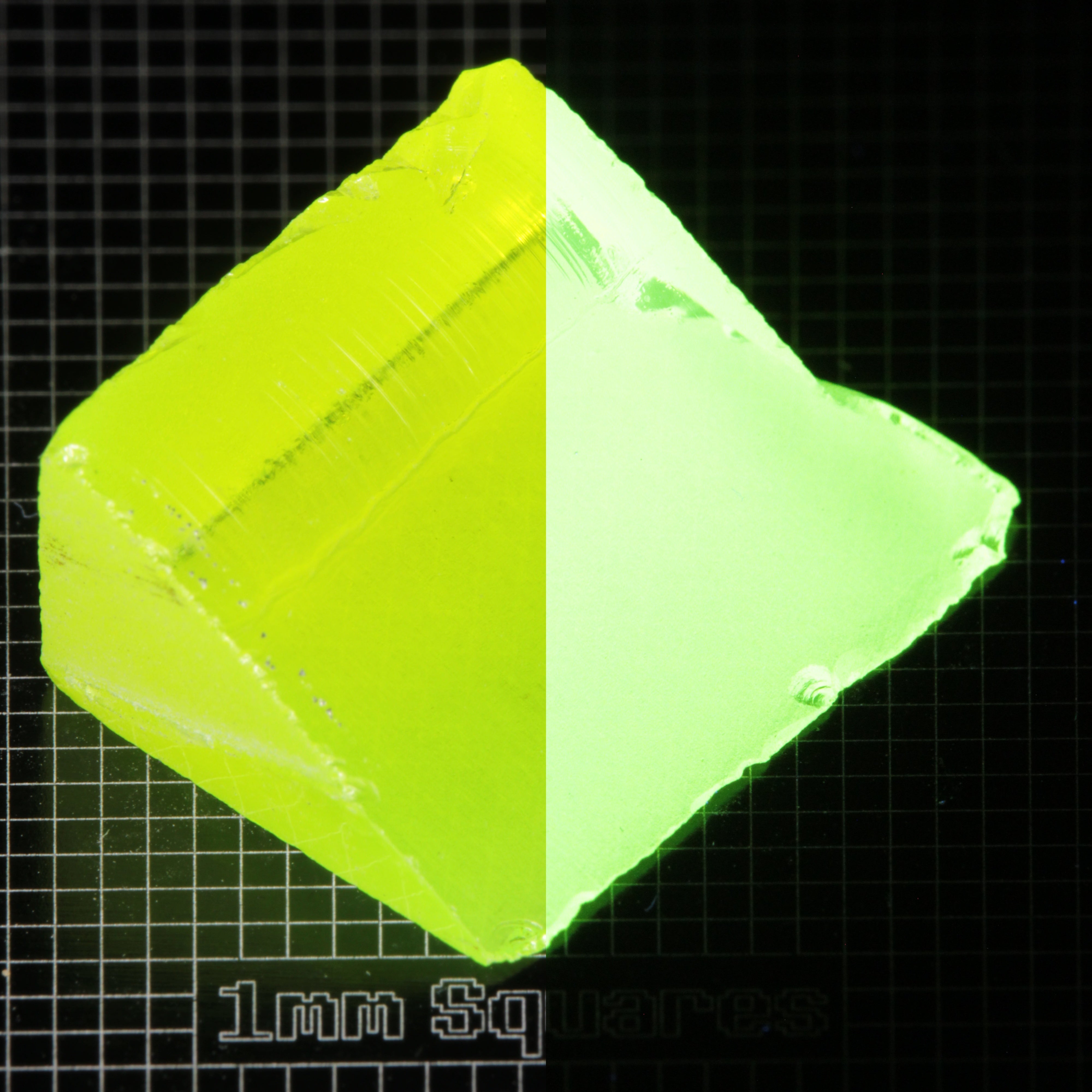 Rough LuAG Edge Gemstone