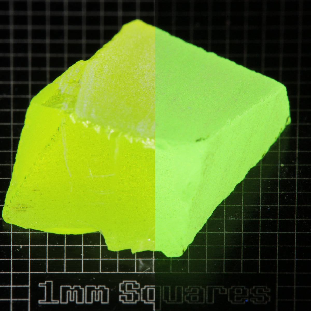Rough LuAG Thin Wedge Gemstone