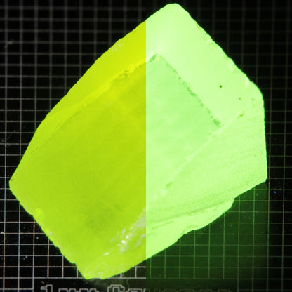 Rough LuAG Wedge Gemstone