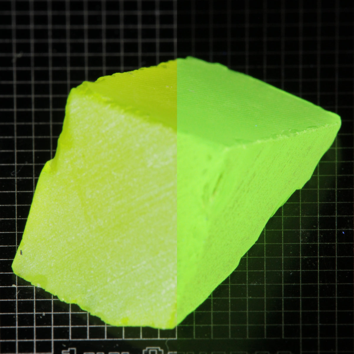 Rough LuAG Wedge Gemstone