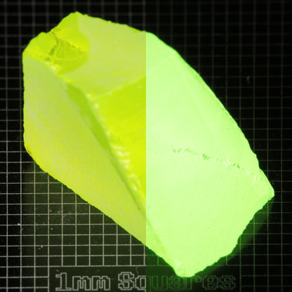 Rough LuAG Wedge Gemstone