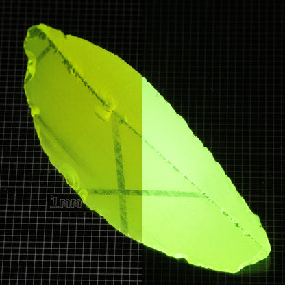 Rough LuAG Long Wedge Gemstone