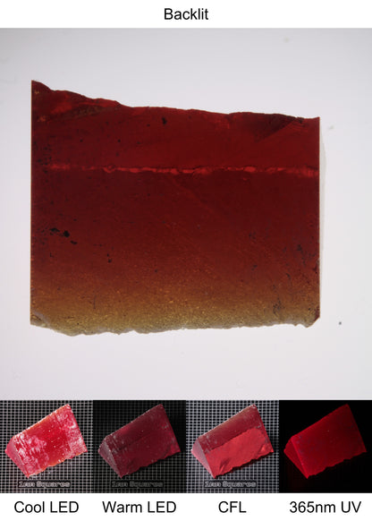 Dark Ruby Wedge Gem Rough