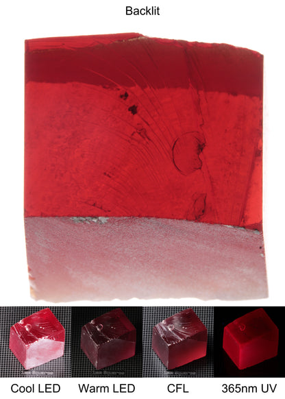 Dark Ruby Block Gem Rough