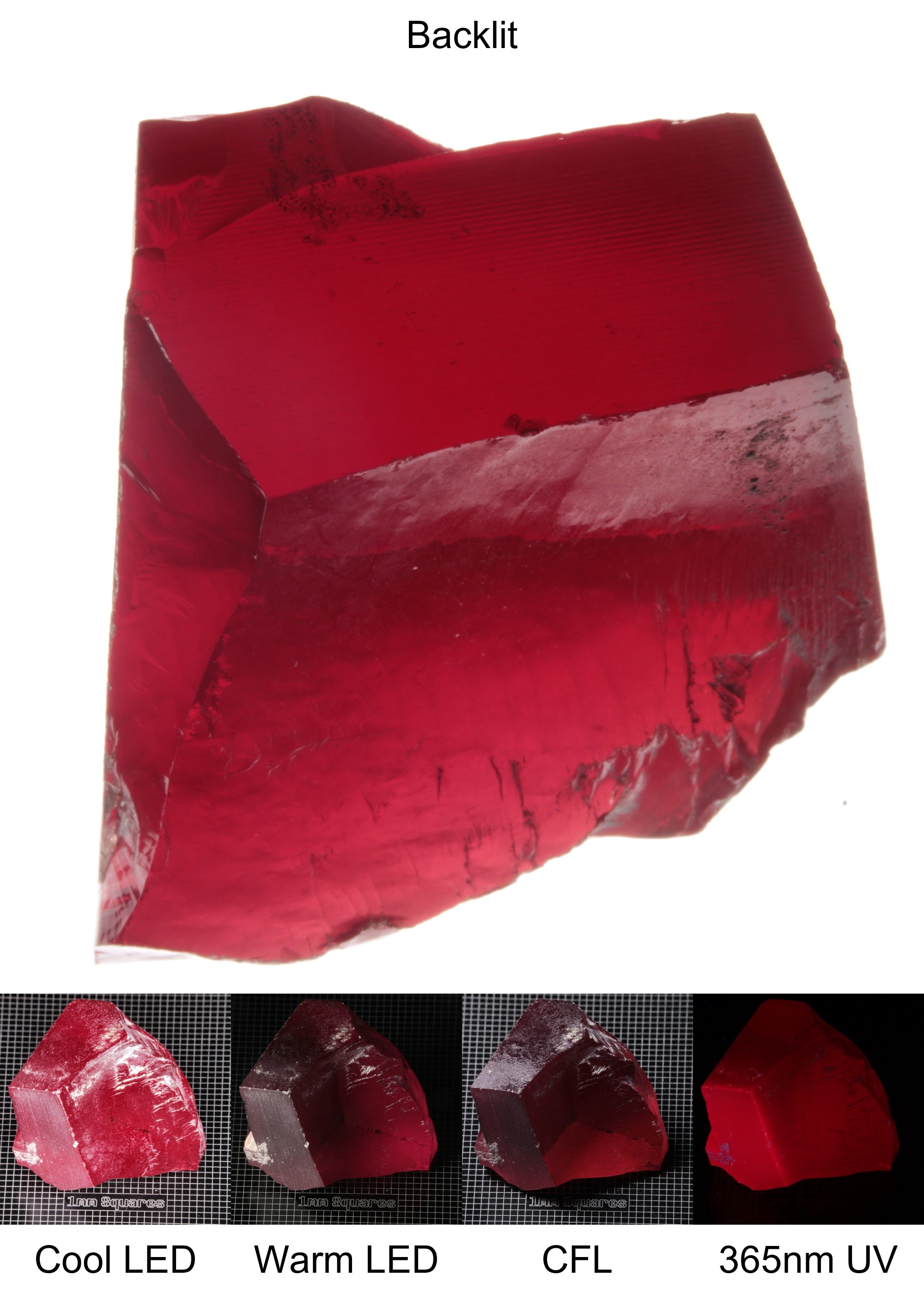 Dark Ruby Chunk Gem Rough