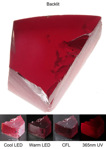 Dark Ruby Edge Block Gem Rough