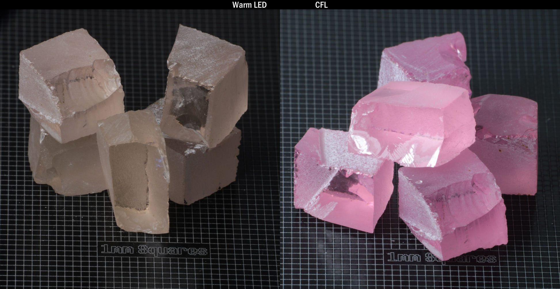 pieces of 3-4g Er/Nd YAG gem rough
