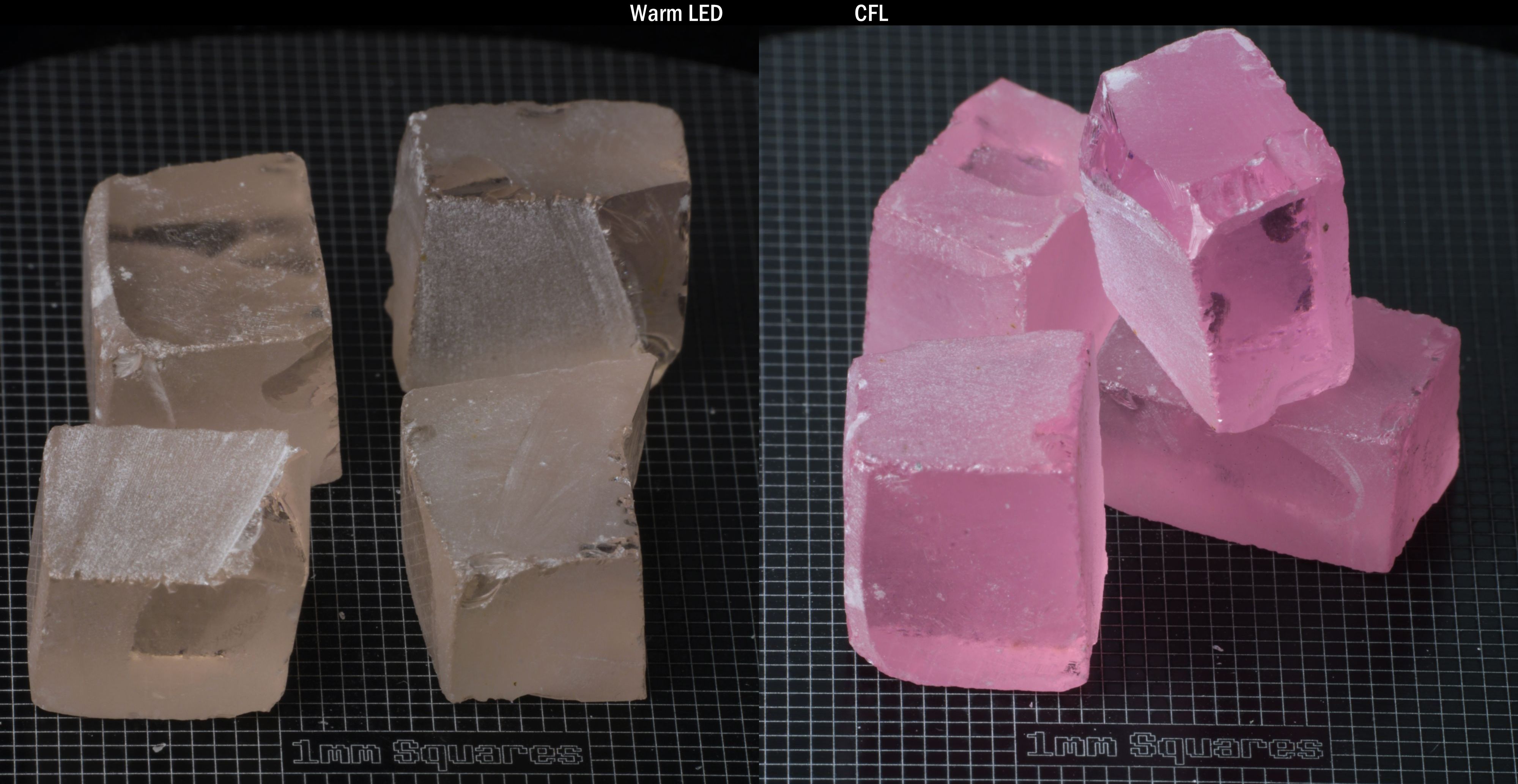 pieces of 5-6g Er/Nd YAG gem rough
