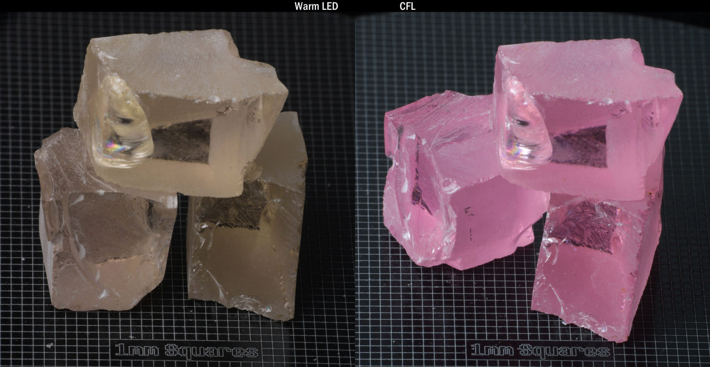 pieces of 7-8g Er/Nd YAG gem rough