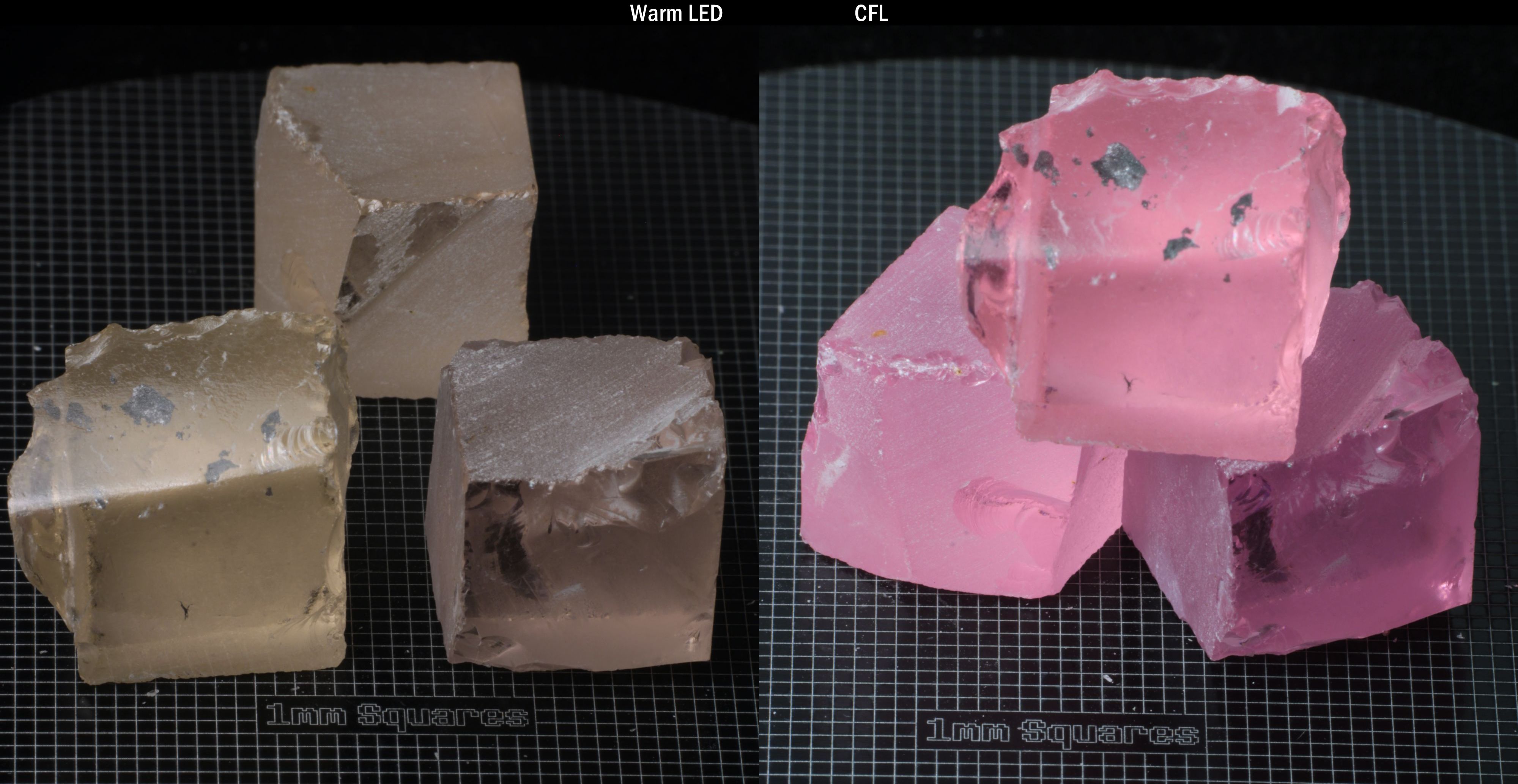 pieces of 9-10g Er/Nd YAG gem rough