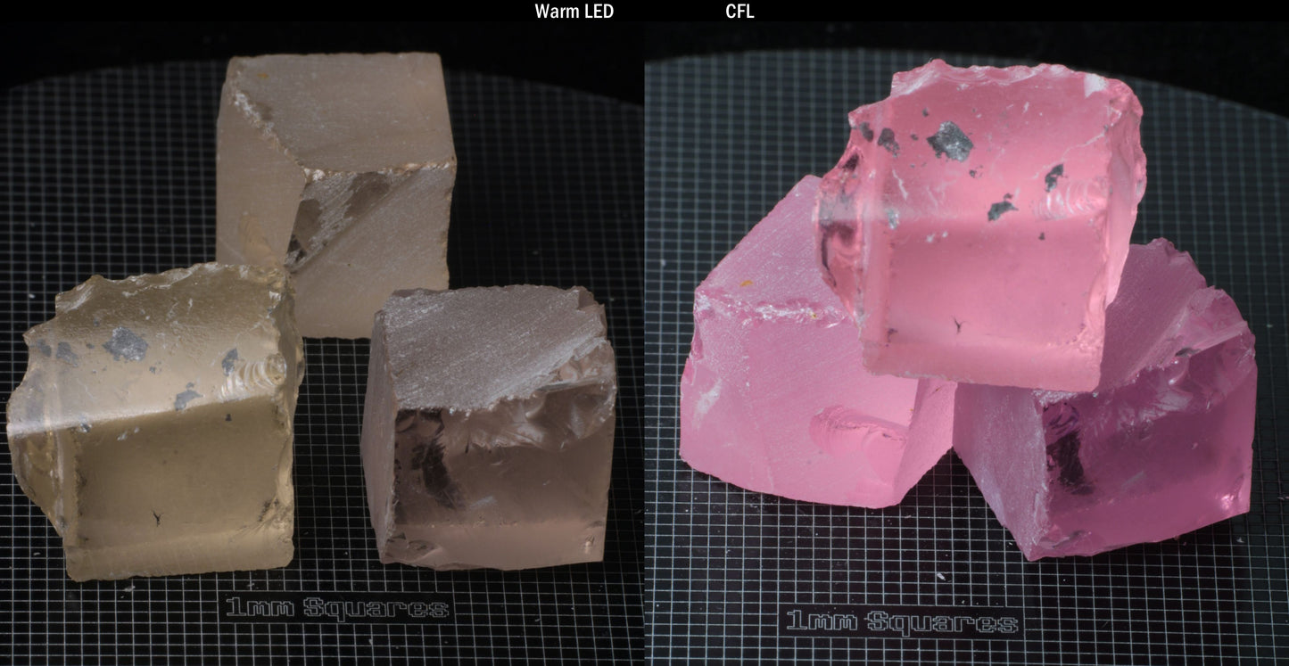 pieces of 9-10g Er/Nd YAG gem rough