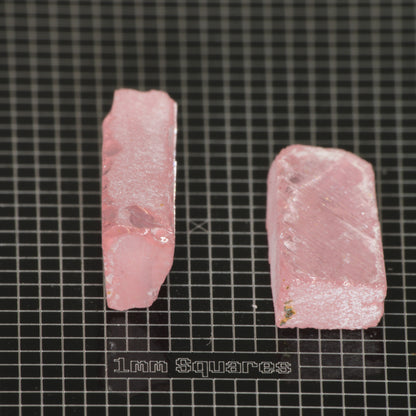 Er-Nd Soviet Laser Garnet Facet Rough, Orange/Pink Color Change USSR YAG