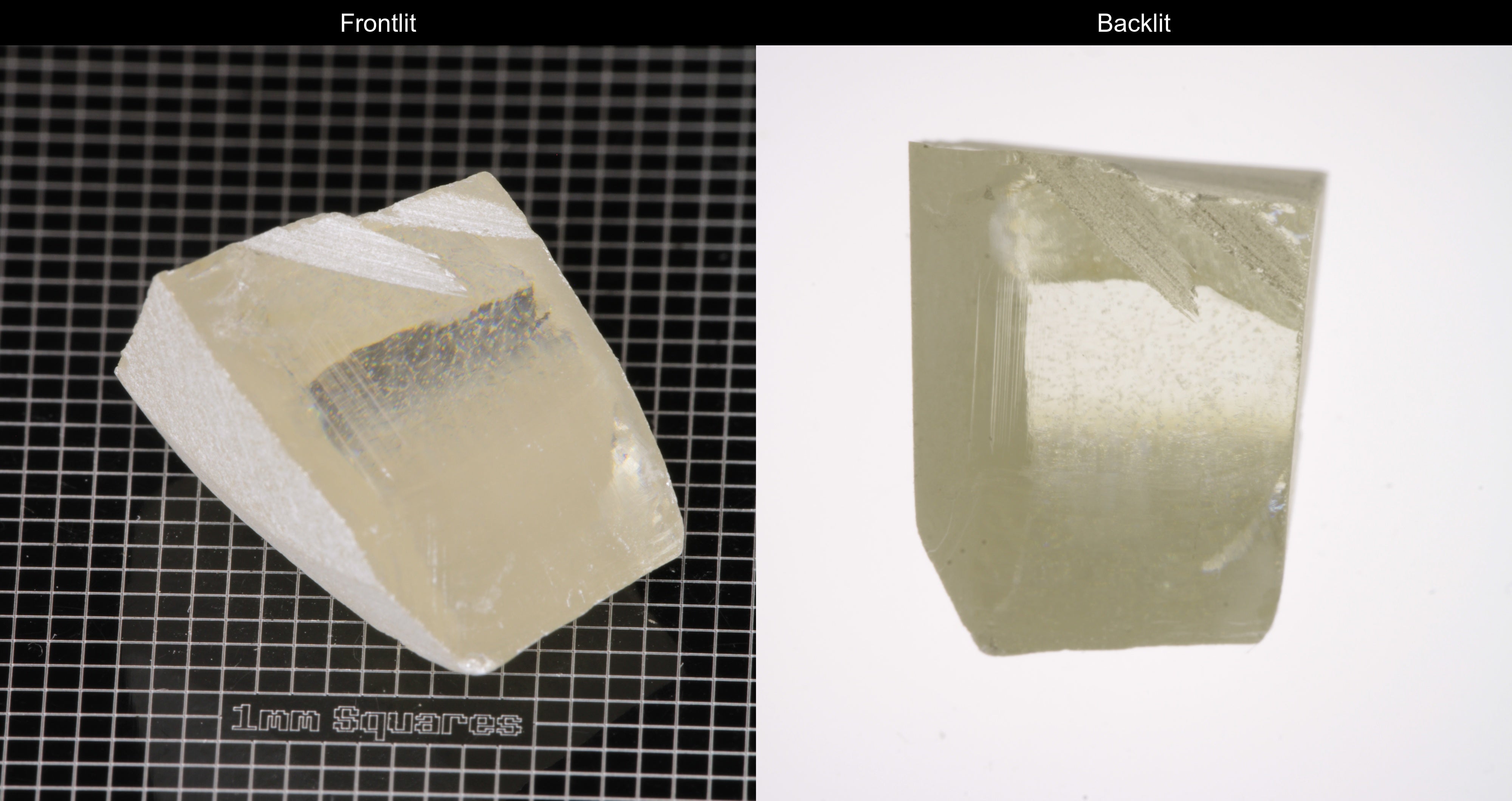 Strontium Titanate Edge Gem Rough