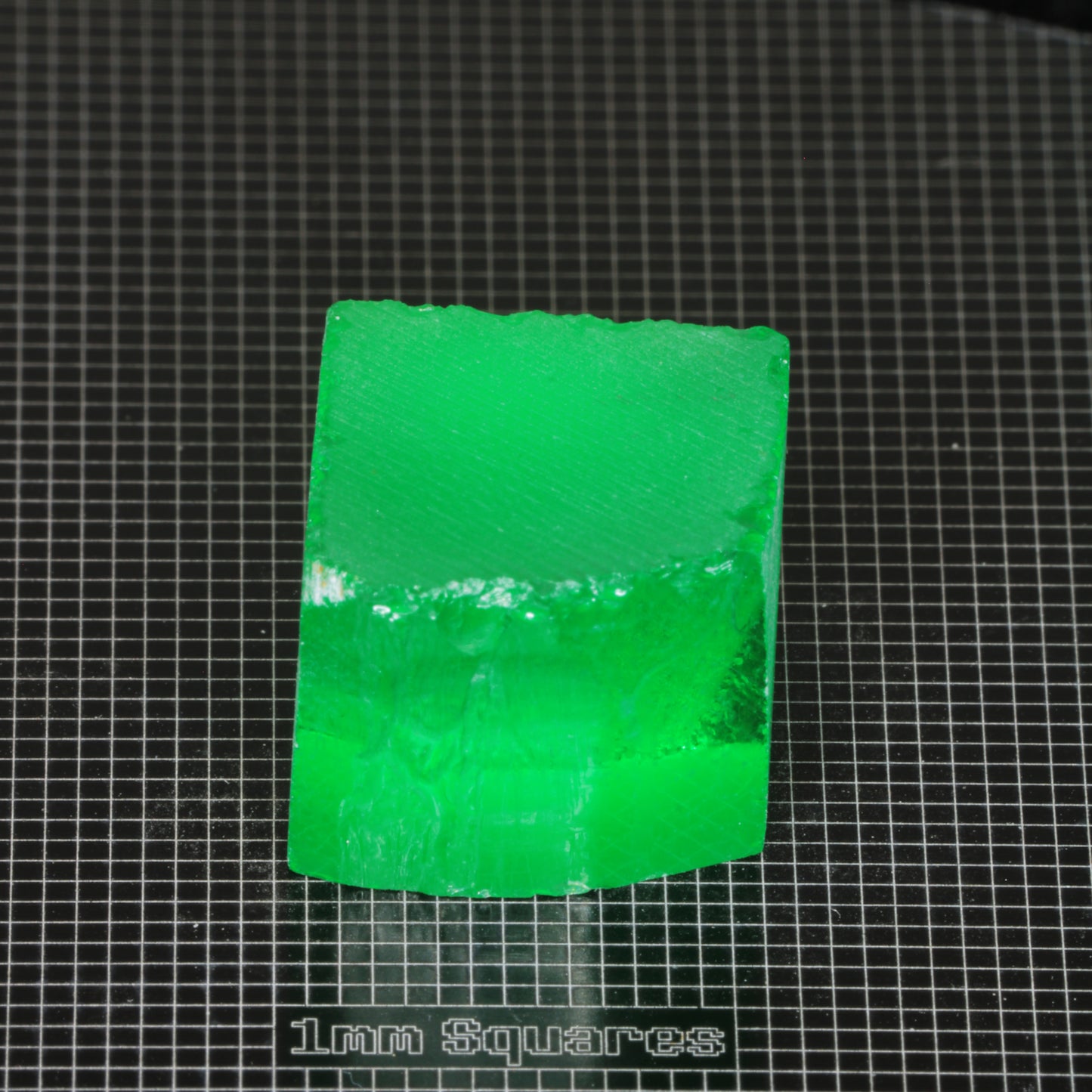 Vivid Green Laser Garnet Facet Rough, Vanadium YAG