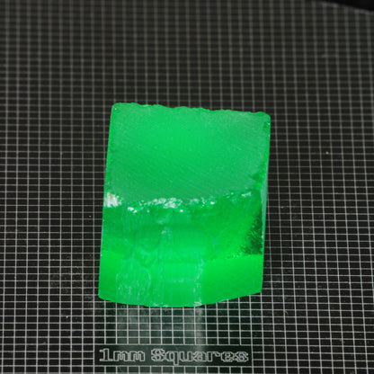 Vivid Green Laser Garnet Facet Rough, Vanadium YAG