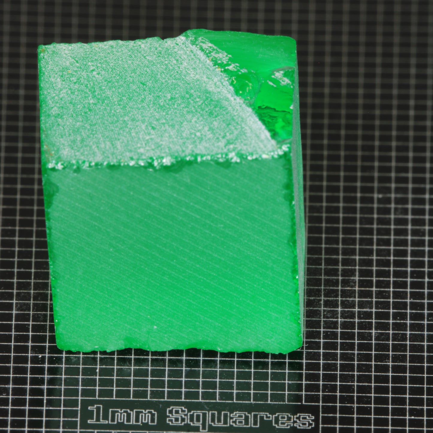 Vivid Green Laser Garnet Facet Rough, Vanadium YAG