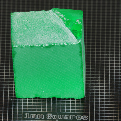 Vivid Green Laser Garnet Facet Rough, Vanadium YAG