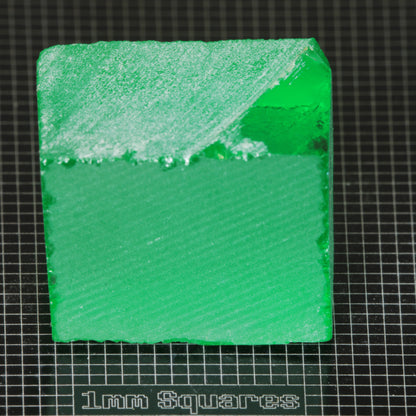 Vivid Green Laser Garnet Facet Rough, Vanadium YAG