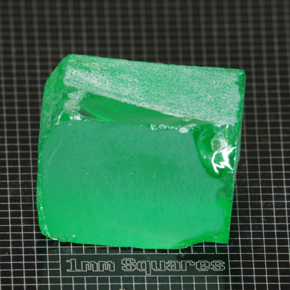Vivid Green Laser Garnet Facet Rough, Vanadium YAG