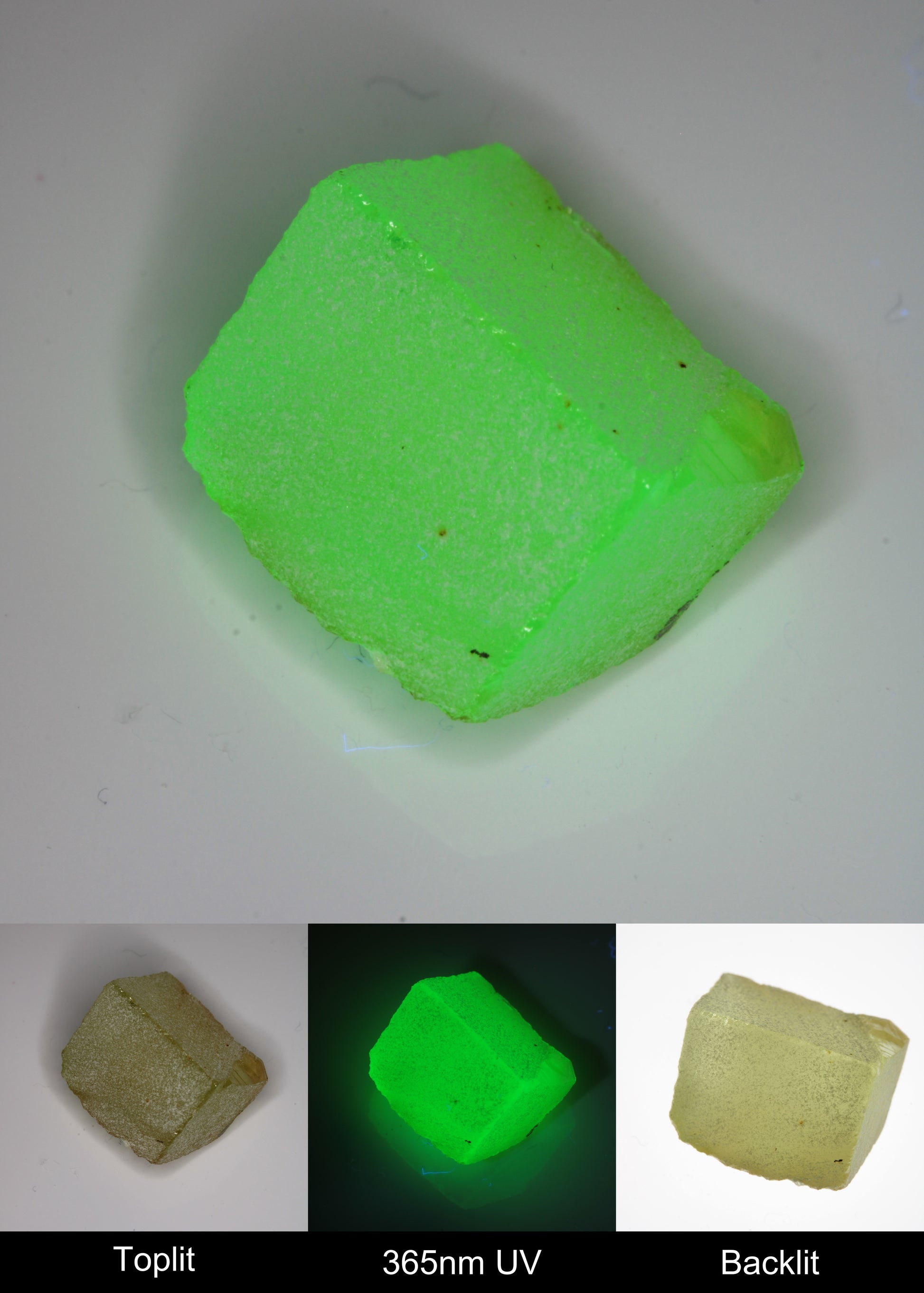 Yellow Flame Fusion Spinel Edge Quarter Rough Piece