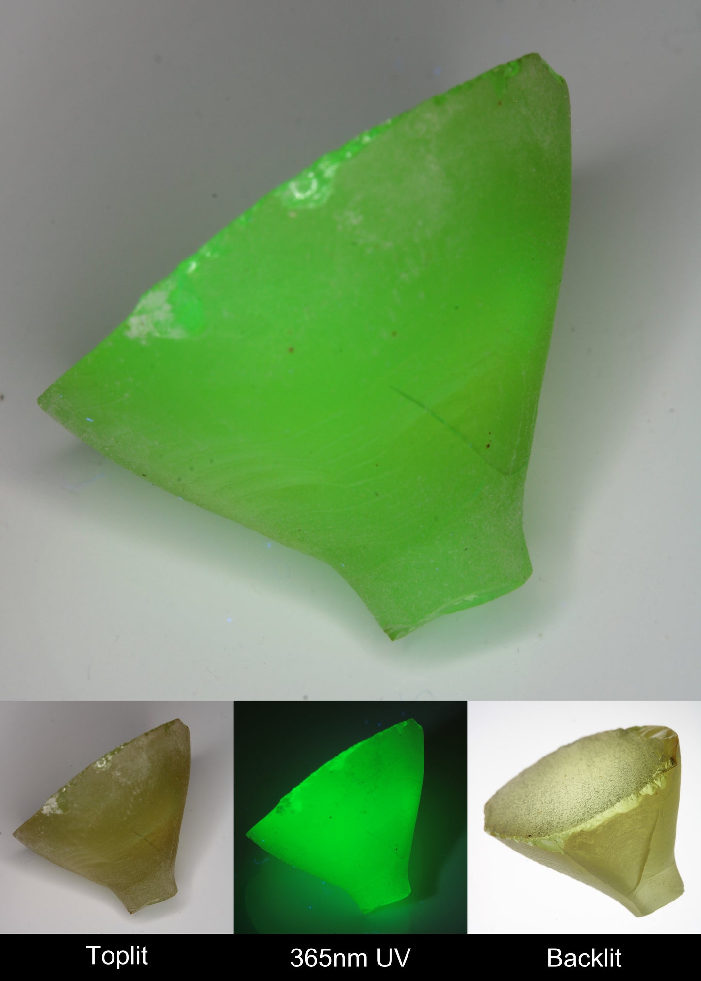 Yellow Flame Fusion Spinel Cone Rough Piece