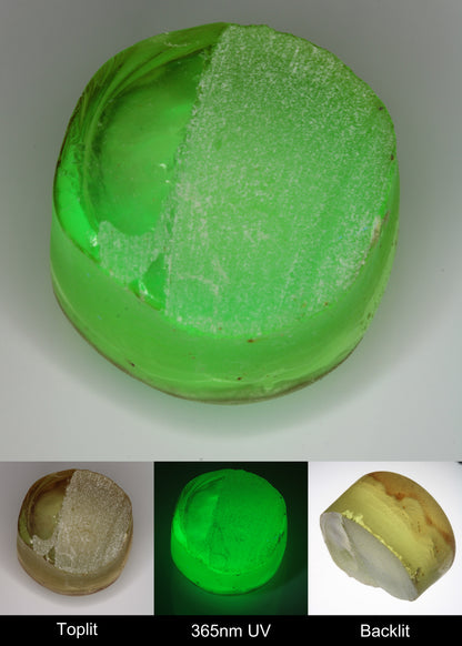 Yellow Flame Fusion Spinel Rounded Tail Rough Piece