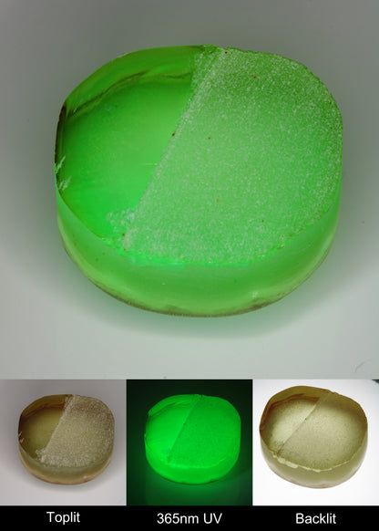 Yellow Flame Fusion Spinel Rounded Tail Rough Piece