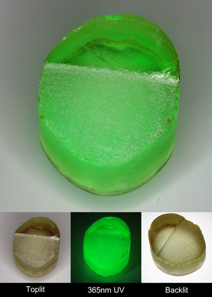 Yellow Flame Fusion Spinel Rounded Tail Rough Piece