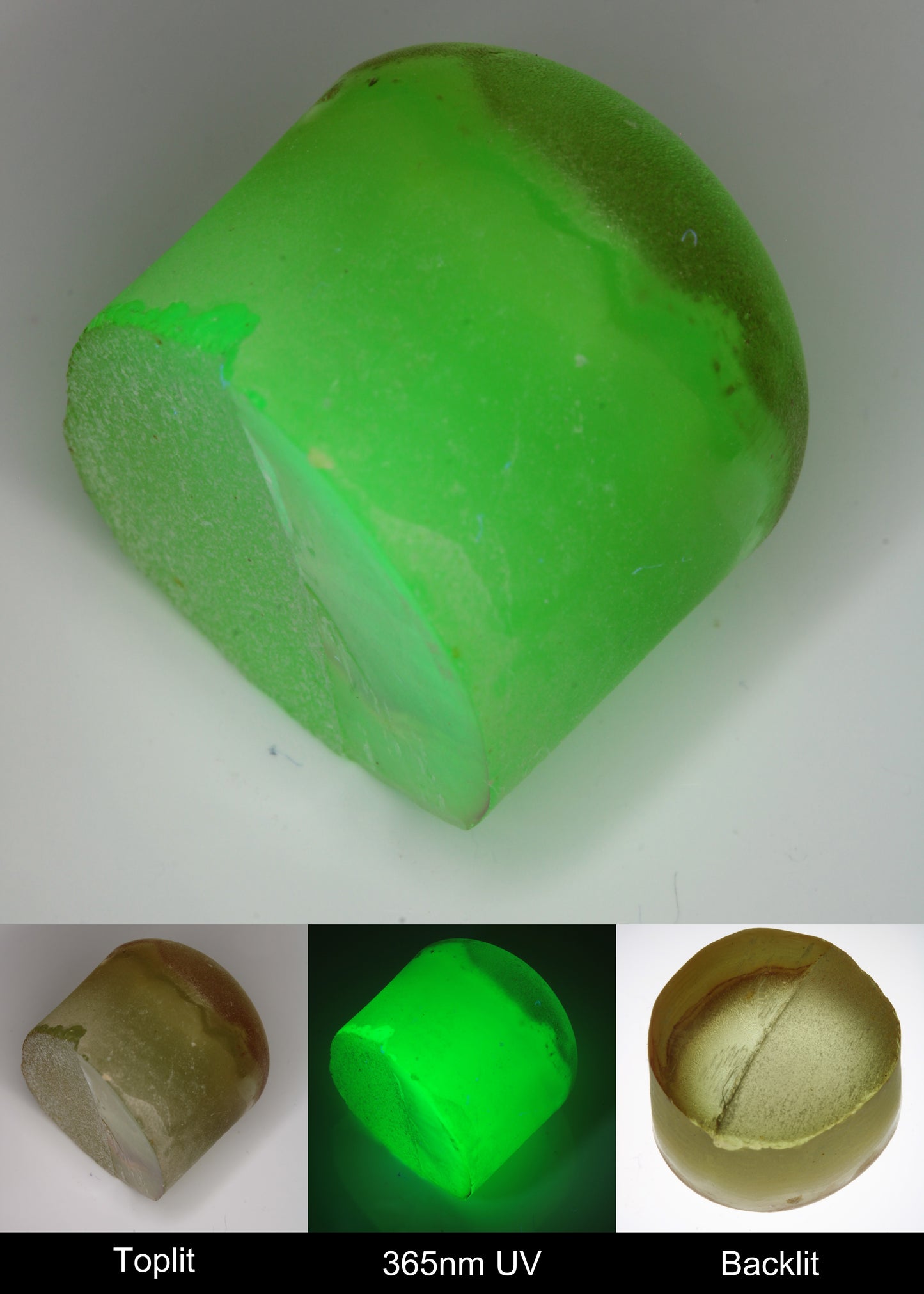 Yellow Flame Fusion Spinel Rounded Tail Rough Piece