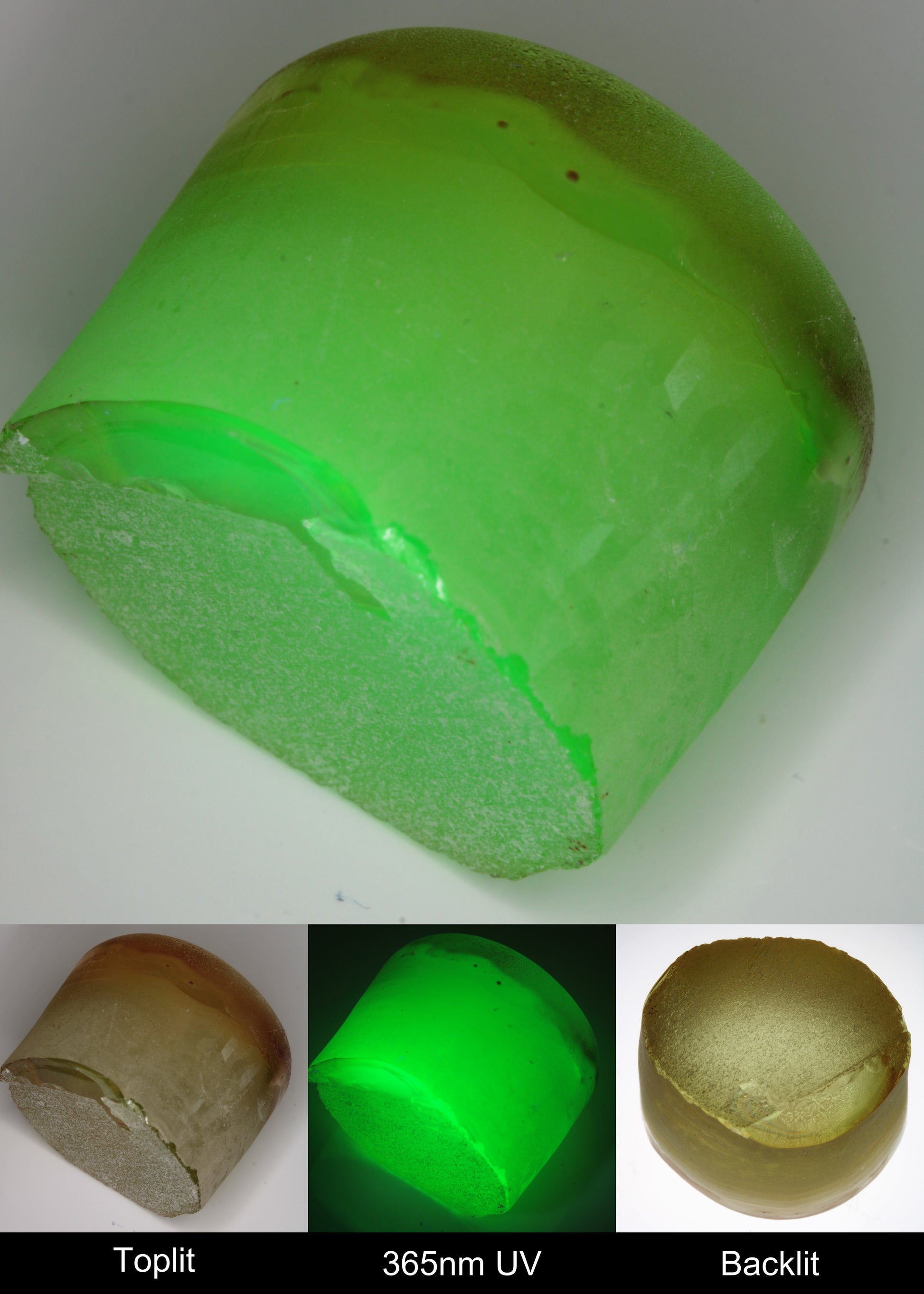 Yellow Flame Fusion Spinel Rounded Tail Rough Piece
