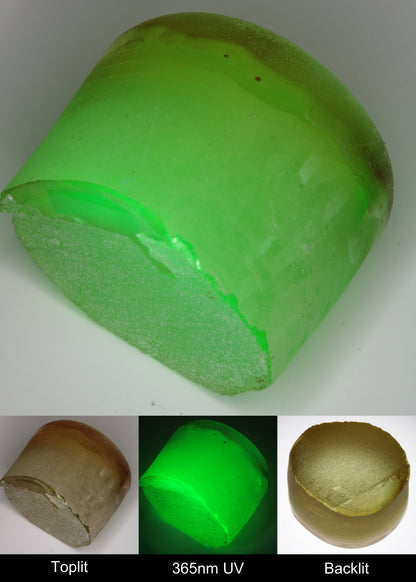 Yellow Flame Fusion Spinel Rounded Tail Rough Piece