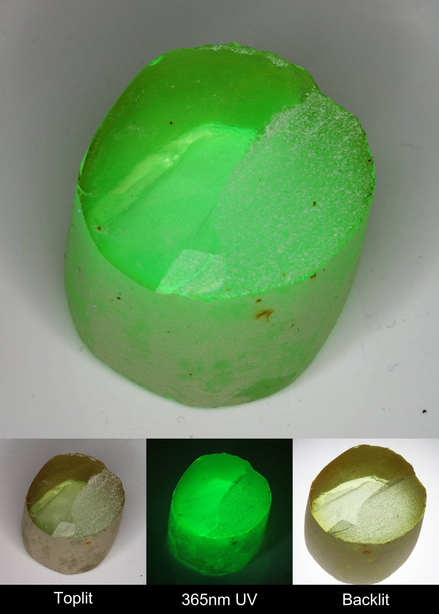Yellow Spinel, Djeva Magnanese Spinel with Green Fluorescence