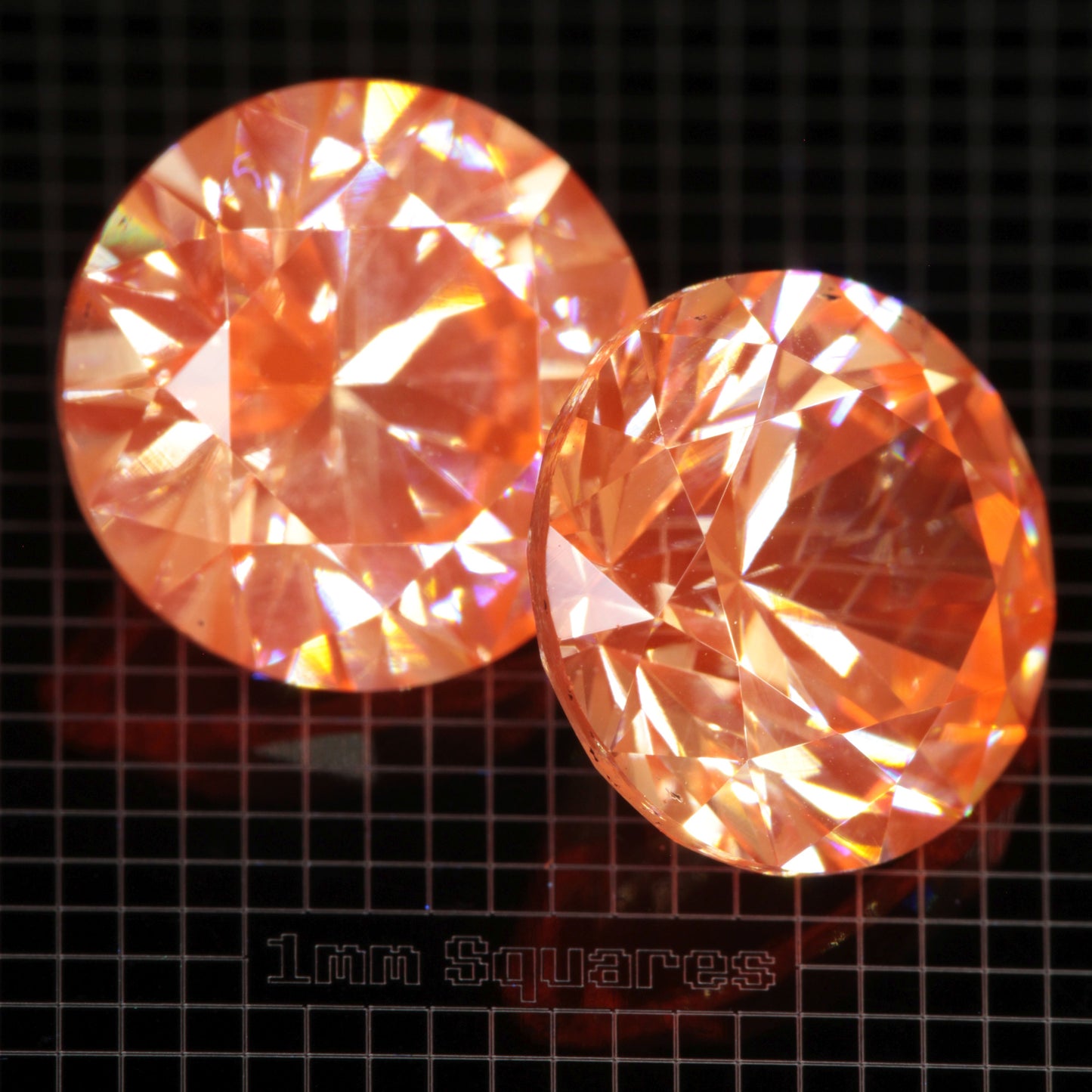Samarium YAG, Orange Glow Lab Garnet