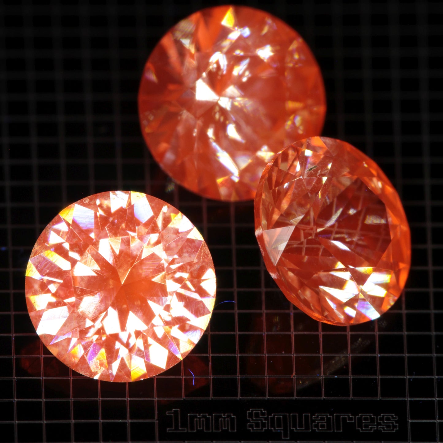 Samarium YAG, Orange Glow Lab Garnet