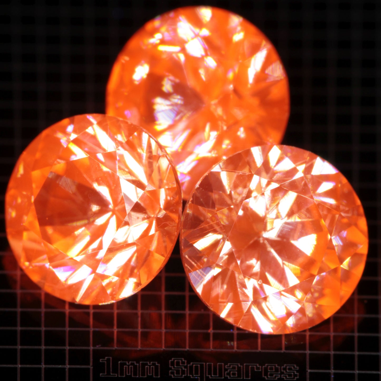 Samarium YAG, Orange Glow Lab Garnet