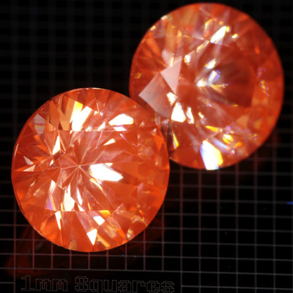 Samarium YAG, Orange Glow Lab Garnet