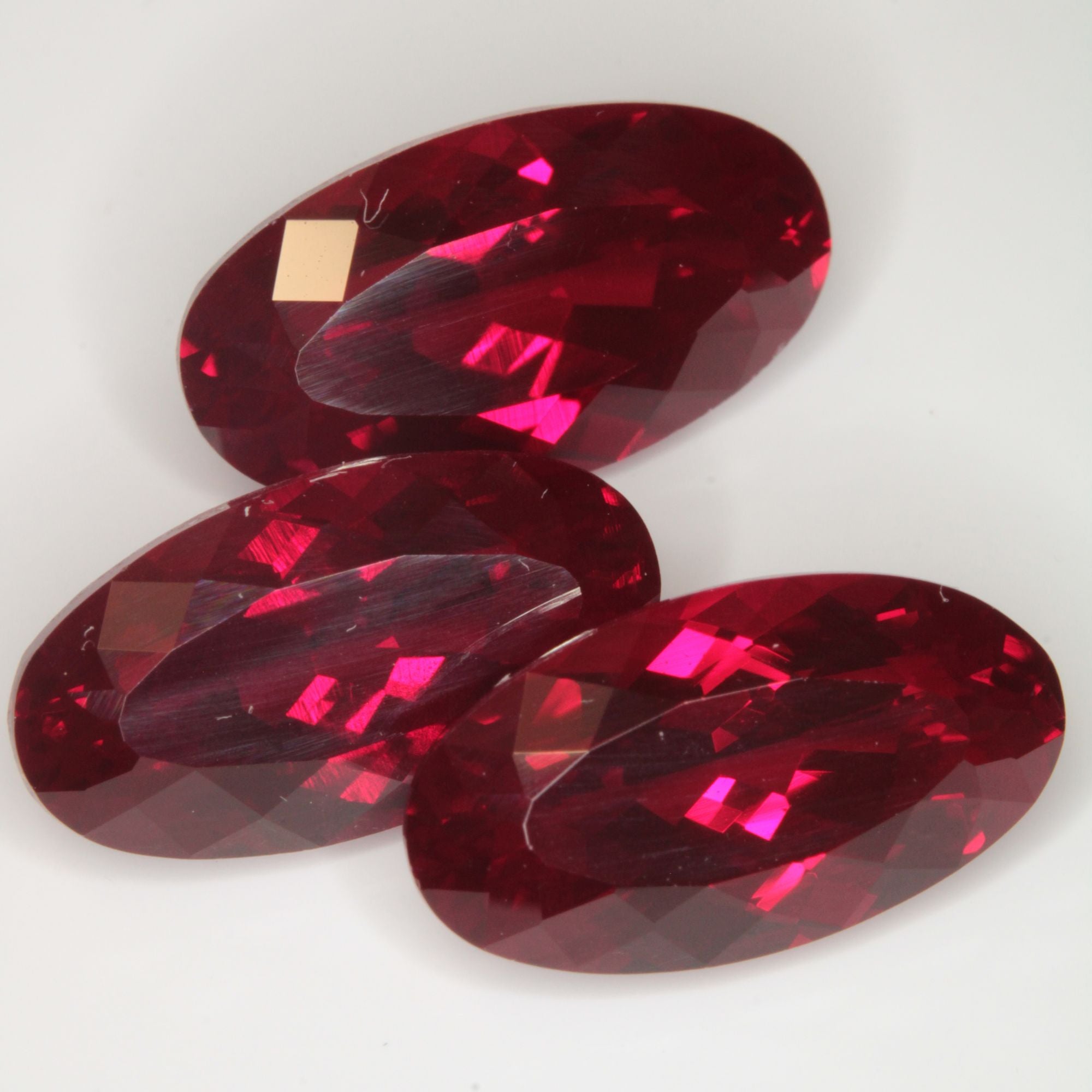 Soviet Ruby Cut Stones