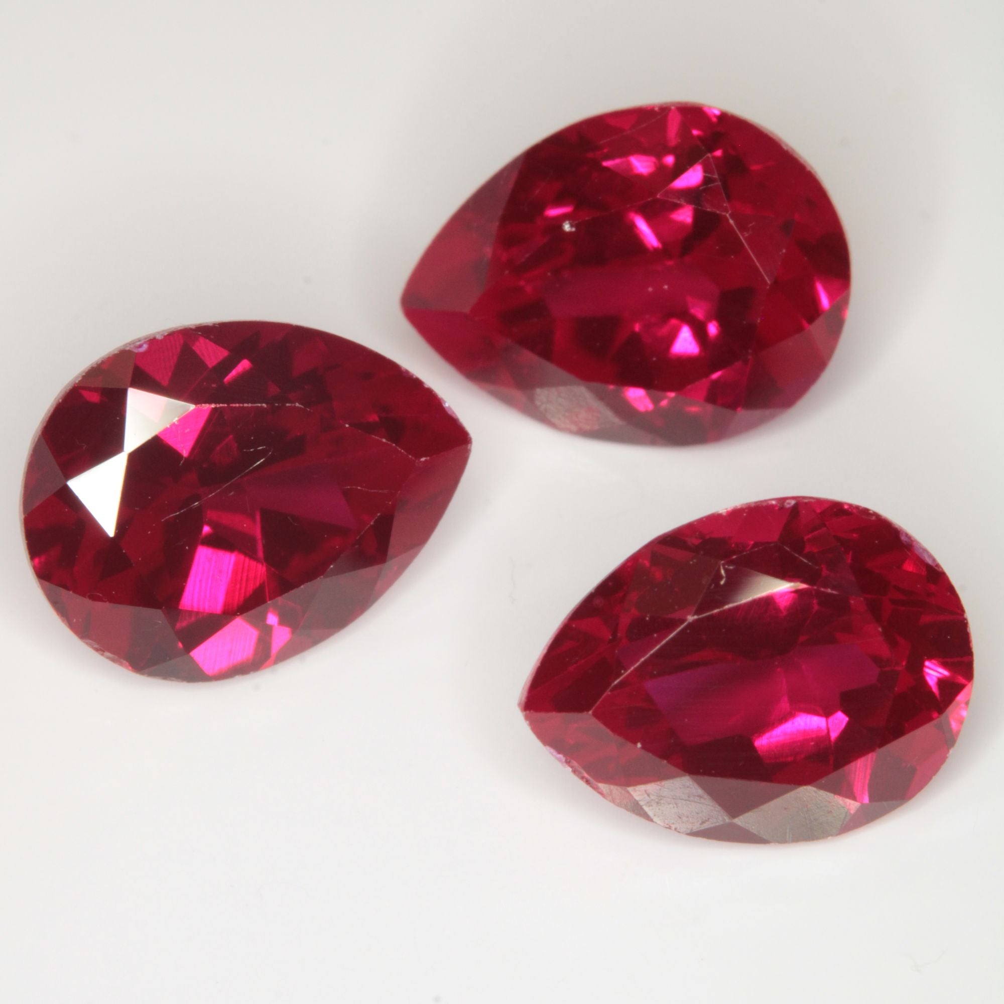 Soviet Ruby Cut Stones