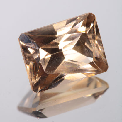 Faceted Golden Rectangle Fancy Sapphire Gem