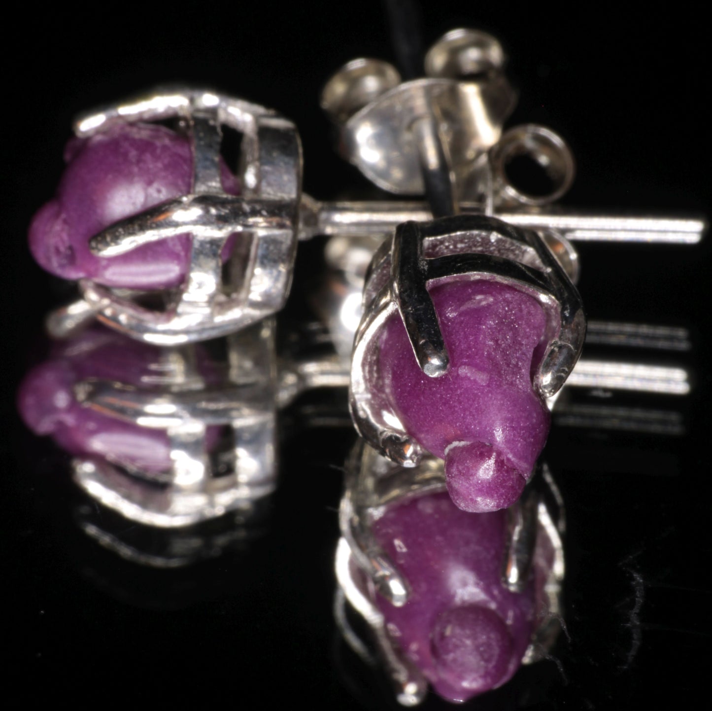 StyroPyro Laser Ruby Jewelry in Sterling Silver, Rubies Made With lasers!